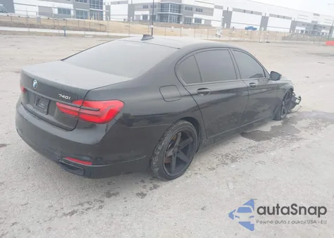 2017 BMW 740I из США, поврежденный, VIN WBA7E2C35HG740869